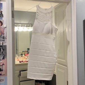 White cocktail dress